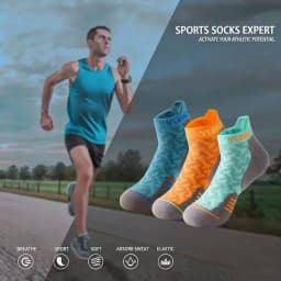 1/3Pairs Professional Sports Short Socks Men's Women Thick Towel Quick Dry Wicks Ankle Socks for Fitness Running Gift Spring New