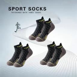 1/3Pairs Professional Sports Short Socks Men's Women Thick Towel Quick Dry Wicks Ankle Socks for Fitness Running Gift Spring New