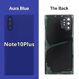 For Samsung Note 10 Plus N970F N975F Battery Back Cover Rear Glass Case Housing Adhesive Camera Lens Replacement for Note 10