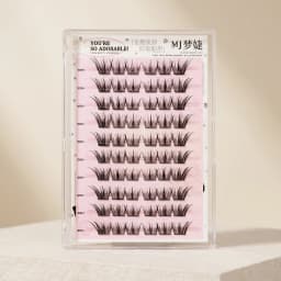 Natural Lash Extensions Individual Cluster Eyelashes Volume Wispy Foxes Style Lashes For Women Makeup Daily Fluffy Lightweight