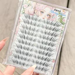 Natural Lash Extensions Individual Cluster Eyelashes Volume Wispy Foxes Style Lashes For Women Makeup Daily Fluffy Lightweight