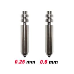 Upgraded Bimetallic Nozzles For Anycubic Kobra X Combo Quick Swap Hotend Nozzle Hardened Steel 0.2/0.4/0.6/0.8mm Kobra X Nozzle