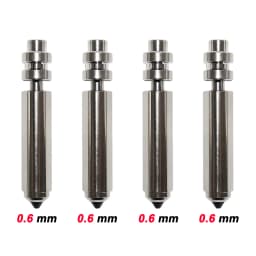 Upgraded Bimetallic Nozzles For Anycubic Kobra X Combo Quick Swap Hotend Nozzle Hardened Steel 0.2/0.4/0.6/0.8mm Kobra X Nozzle