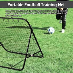 Replacement Net For Rebounder 39.37x39.37 Inches Football Catching Net With 20 Ropes Fielding Training Rebound Catch Mesh