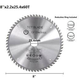 XCAN Saw Blade 1pc 4'' 6'' 7'' 8'' Wood Saw Blade 30/40/60T Circular Cutting Disc For Cutting Wood TCT Saw Disc