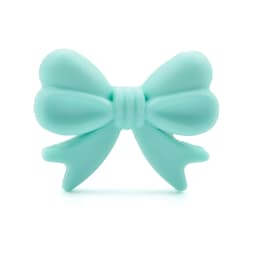 LOFCA Silicone Crown Beads 10pcs Bow Tie Beads BPA Free Food Grade Silicone Beads Necklace Keychain Jewelry Accessories