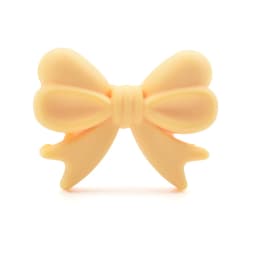 LOFCA Silicone Crown Beads 10pcs Bow Tie Beads BPA Free Food Grade Silicone Beads Necklace Keychain Jewelry Accessories