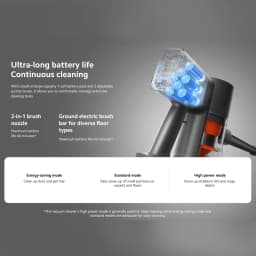 Xiaomi Vacuum Cleaner G20 Max, Mijia Wireless Hand-held Strong Suction Long Battery Life Searchlight Dust Removal Mite Suction