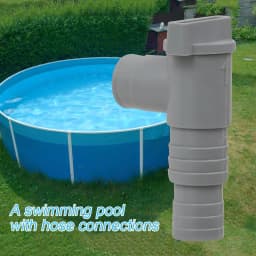 1-10set PVC Pool Filter Pump Adapter for 32mm Pipe Hoses Connector Part Pool On/Off Plunger Valve Leak Proof Replacement Outdoor