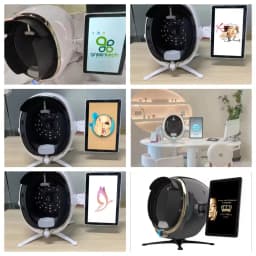 Epilator 3D Skin Scanner Care Facial Analyzer Monitor Magic Mirror Portable Testing English Detector Face Camera Test Analysis