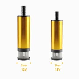 38/51MM Electric Car Oil Pump 12L/min DC12V For Pumping Diesel Oil Water Fuel Transfer Pump Quality Motor Aluminum Alloy Shell
