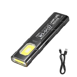  1-3PCSMini EDC Flashlight With COB Tail Magnet USB Rechargeable Emergency Lantern Hat Clip Light For Camping Running Working
