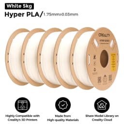 5/10KG Creality Hyper PLA Filament 1.75mm High Fluidity High Speed 3D Printing Material Stable Extrusion Spool Dimensional