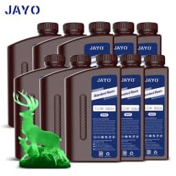 JAYO 3D Resin Standard 10KG Multi-color transparent resin UV Photopolymer Resin Liquid 405nm For LCD 3D Printer From warehouse
