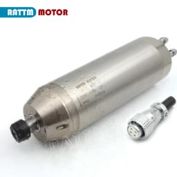 【EU&BR Stock】CNC Spindle 3.5KW 220V 380V Waterproof Water Cooled Spindle Motor ER20 400Hz 24000RPM 100x258mm Metal Engraver