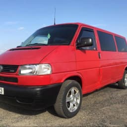 For VW Transporter T4 2door 1990-2003 wind deflectors 2pc TINTED w/ Clips