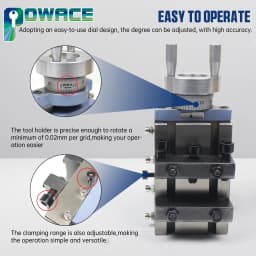 【EU Stock】Vertical Knife Holder Vertical Slider Tool Holder For WM210V CD 210V Milling Attachment Mini Lathe Accessories Part