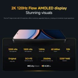 POCO F7 Ultra 5G 16+512GB Global Version 2K 120Hz AMOLED Dispaly Flagship Snapdragon® 8 Elite 50MP AI Dual Camera 5300mAh 120W