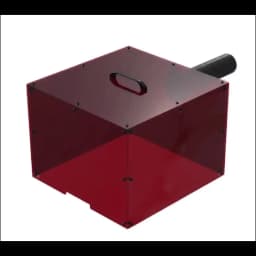 ACMER S1 Mini Laser Engrave Machine Enclosure Laser Protection Vent Fireproof and Dustproof Protective Cover For S1 2.5/3.5/6W