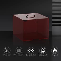 ACMER S1 Mini Laser Engrave Machine Enclosure Laser Protection Vent Fireproof and Dustproof Protective Cover For S1 2.5/3.5/6W