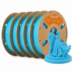 ERYONE 5KG PLA Matte Premium Filament 3D Print, Multicolor Available, PLA Matte Filament, Max Print Speed 100mm/s, 1KG/Spool