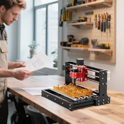 Twotrees TTC3018 Pro CNC Router Engraver 32-bit Board 775 Motor ER11 Z-Axis Milling Machine for Wood MDF Acrylic PCB Cut