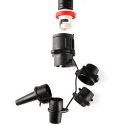 Iatable Boat Pump Adaptor Universal Leak-proof Multifunctional Air Pump Air Valve Adapter Connector Boat Accessories