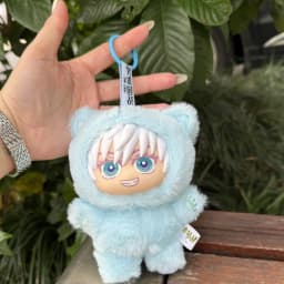 Jujutsu Kaisen Battle V2 Cat Paradise Party Series Keychain Cute Plush Doll Pendant Anime Periphery Surprise Gift Toy