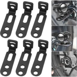 Motorcycle LED Spotlight Bracket Fog Light Mount Clamp Holder Carbon Steel for Handlebar Crash Bar Bumper Tube Electric Bike Kit
