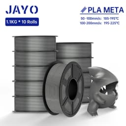 JAYO 3D Printer Filament PLA Series 1.75MM 5Rolls/10Rolls High Strength 100% No Bubble Neatly Wound for FDM DIY Gift Material