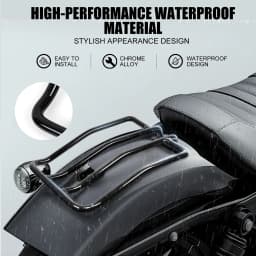 Black Motorcycle Rear Solo Seat Luggage Rack Support Shelf For Harley Sportster XL 883 1200 2004- 2015