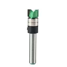 1PC/2PCS 6MM/6.35MM Shank Double-Bearing Trimming Milling Cutter Steel Blade Profile Bottom Milling Cutter For Precise Grooving