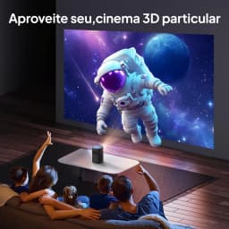 VEVSHAO V30 400ANSI DLP Projector Android 9.0 TOF Focus 3D Dual-band WiFi Bluetooth 5.0 15000mAh Battery Home Theater