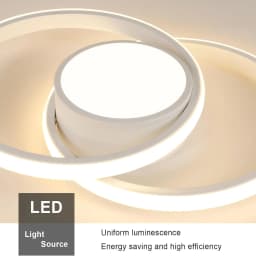 LED Ceiling Light,Bedroom Ceiling Lamp, 42W 4800LM,Warm White 3000K, Rond Modern Ceiling Light for Living Room Kitchen