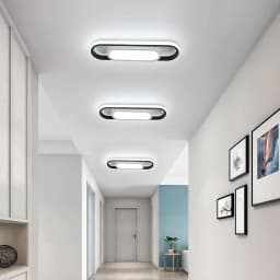 LED Ceiling Light Rectangular 24W,LED Ceiling Lamp White Light, Acrylic Ceiling Light for Bedroom, Kitchen, Hallway Balcony