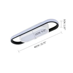 LED Ceiling Light Rectangular 24W,LED Ceiling Lamp White Light, Acrylic Ceiling Light for Bedroom, Kitchen, Hallway Balcony