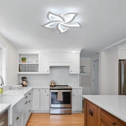 Petal Design Ceiling Lights,LED Ceiling Lamps 60W 6750LM,Cool White 6500K Mordern Ceiling Lighting for Living Room