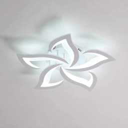 Petal Design Ceiling Lights,LED Ceiling Lamps 60W 6750LM,Cool White 6500K Mordern Ceiling Lighting for Living Room