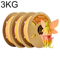 ERYONE 1KG/3K/5KG PLA Matte Gradient Rainbow 3D Printer Filament 1.75 +/- 0.03mm, PLA Matte Multicolor Filament PLA 1KG/3K/5KG
