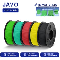 JAYO 3D PLA / SILK / PLA META / PETG / PLAMatte / ABS / High Speed PLA/ PLA PLUS 3D Filament 1.75mm Printer Filament 1.1KG/Roll