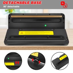 DayPlus Electric Sealing Machine Automatic Vacuum Sealer 60kpa Vacuum Food Sealer Dry Wet Packing With 10 Free Sealing Bags