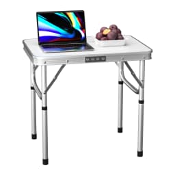 Foldable Camping Table,Portable Picnic Table for Indoor/Outdoor,Balcony,Market,Kitchen,Work,2 Heights 20cm/56cm,Size: 60x45cm