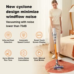 Cordless Handheld Stick Vacuum Cleaner Liectroux I10, Smart Dust Sensing,27KPa, 250W BLDC,Suit for Carpet, Floor, Car & Pet Hair