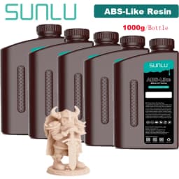 SUNLU 5KG ABS-Like/ Standard / Water-Wash/ 14K High Precision Resin 405nm Rapid UV-Curing Photopolymer Resin 1KG/Bottle