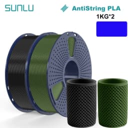SUNLU 2KG 3D AntiString PLA/PLA Meta/High Speed PLA Filament 1.75mm 1KG/Roll 3D Printer Neatly Wound 3D Filament for 3D Printer