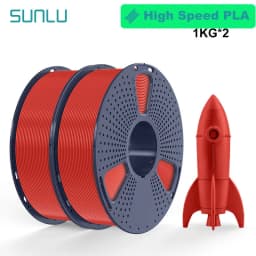 SUNLU 2KG 3D AntiString PLA/PLA Meta/High Speed PLA Filament 1.75mm 1KG/Roll 3D Printer Neatly Wound 3D Filament for 3D Printer