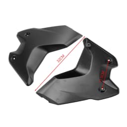 Side Frame Fairing Cowl Guards Radiator Cover for BMW R1250GS 2018-2023 Black