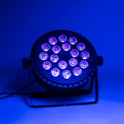 SHEHDS LED 4pcs 18x12W RGBW/18x18W RGBWA+UV Flat Par Lighting Aluminum Alloy DJ Disco Stage Equipment Christmas Decoration