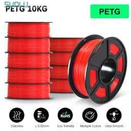 SUNLU 10KG 3D Filament PLA/PLA PLUS/PETG/Easy ABS Filamnet 1.75mm 10Roll 1KG Neatly Wound 3D Printer Filament for 3D Printer