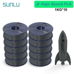 SUNLU 10KG APLA/PLA Meta/High Speed PLA/PLA MATTE Filamnet 1.75mm 10Roll 1KG Neatly Wound 3D Printer Filament for 3D Printer